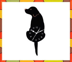 DOG WALL CLOCK