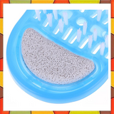 FOOT SCRUBBER WITH BUILT-IN PUMICE STONE